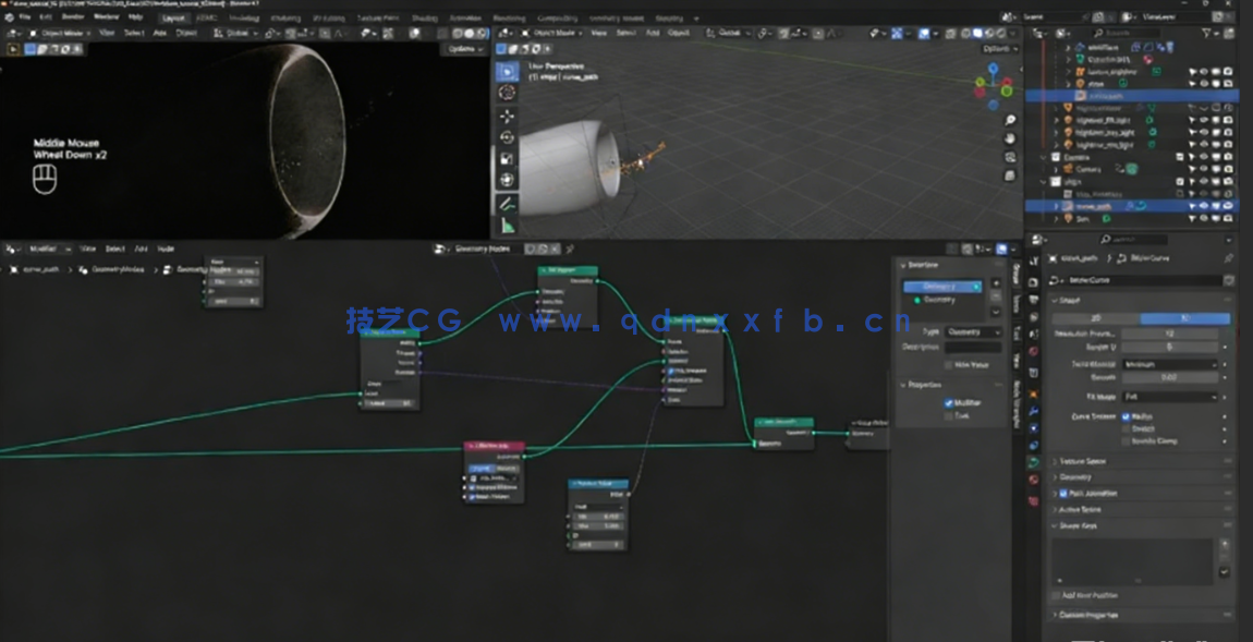  Blender电影《沙丘》飞船穿梭行星视效制作视频教程第一季(图6)