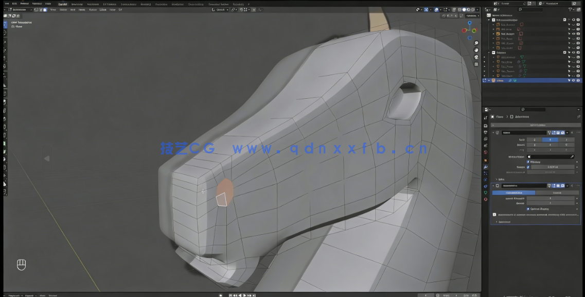Blender国际象棋棋盘器具实例制作视频教程(图4)