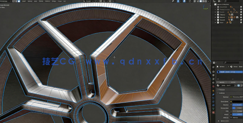 Blender 3D高精度汽车建模制作流程大师班视频教程第三季(图4)