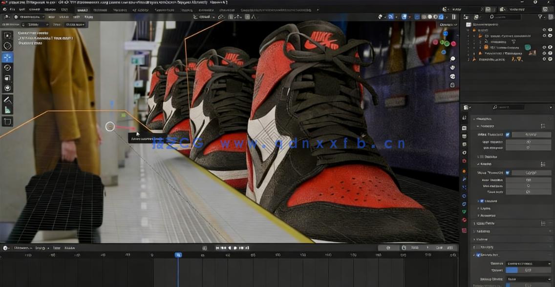 Blender与AE商业广告CGI特效制作流程视频教程(图4)
