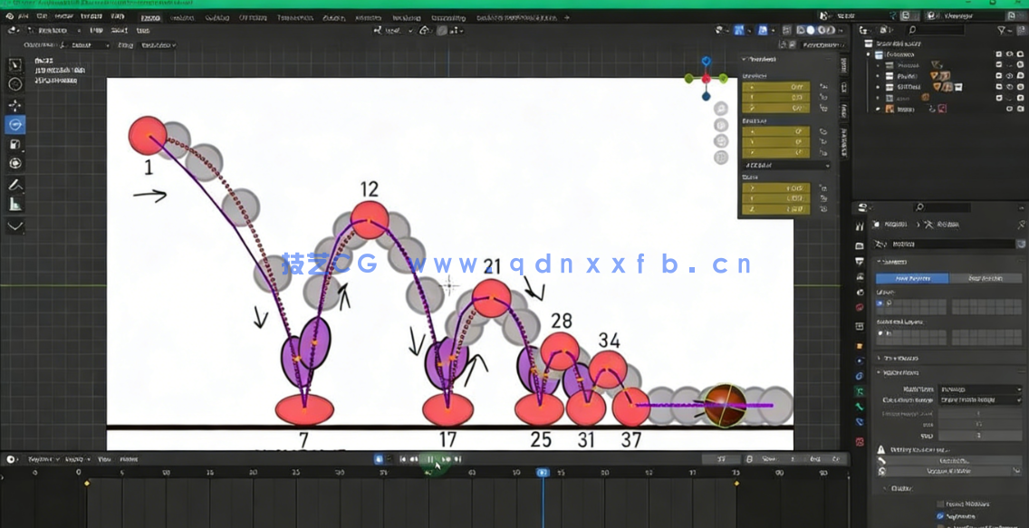 Blender动画制作初学者入门训练视频教程(图5)