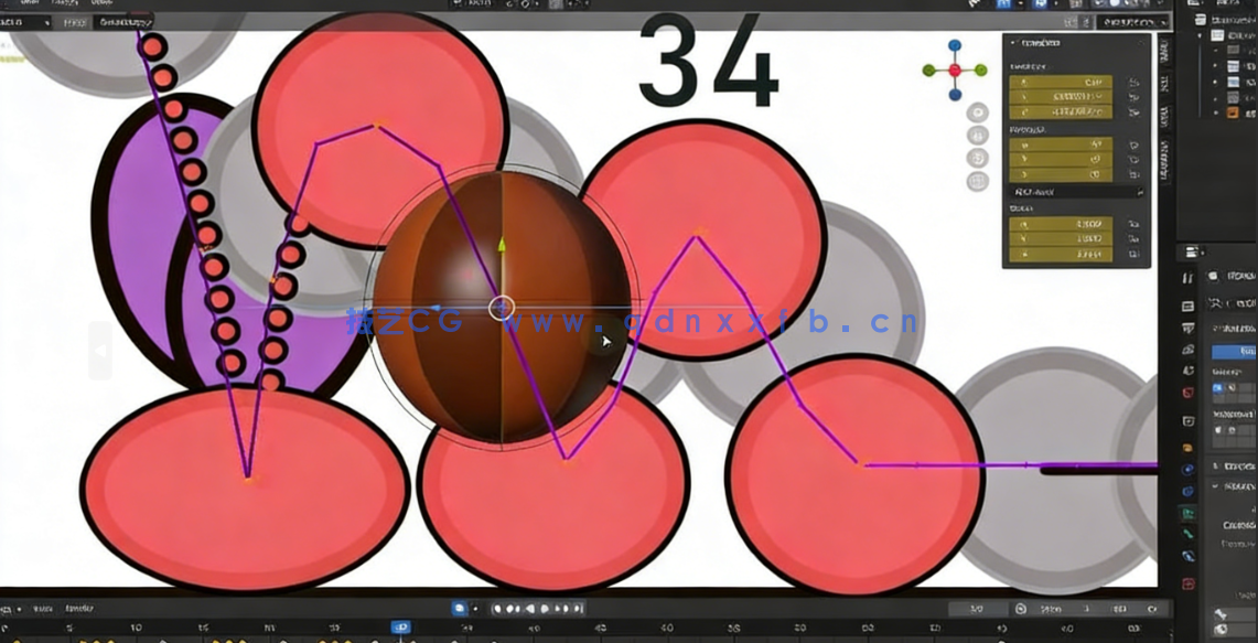 Blender动画制作初学者入门训练视频教程(图6)