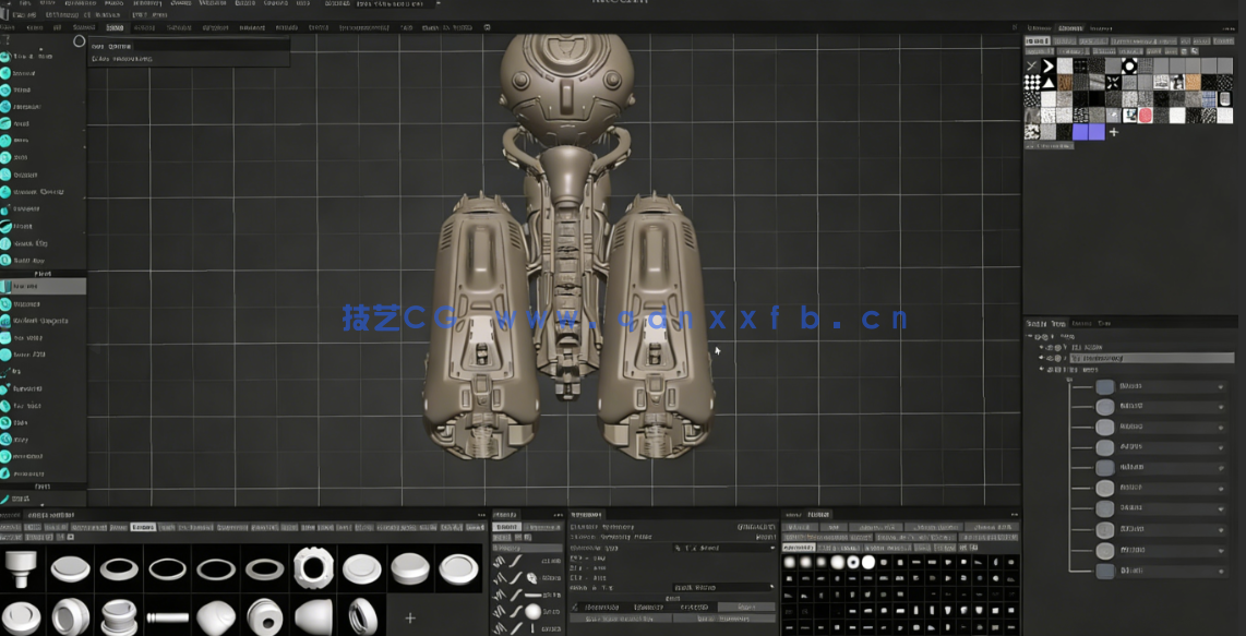 科幻骑行飞船车概念设计视频教程第二季(图2)