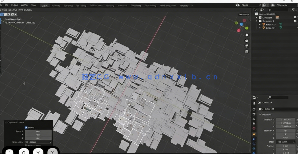 Blender与PS高科技工业城市概念设计视频教程(图4)