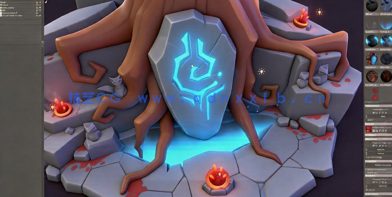 Blender手绘风格环境透视图设计完整工作流程视频教程(图4)