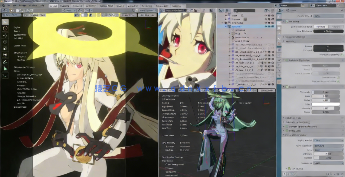 Blender中Eevee《罪恶装备》游戏渲染风格制作视频教程(图2)