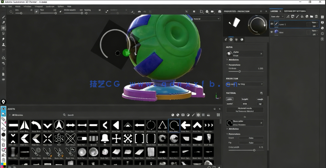 Blender 3A级游戏武器AK47模型制作工作流程视频教程(图5)