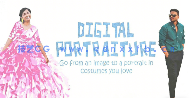 AI初学者奇幻服饰背景矢量肖像绘制视频教程(图5)