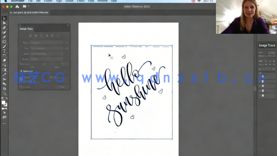 AI手绘艺术字体设计矢量数字化创作工作流程视频教程(图2)