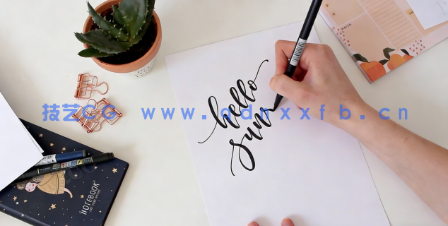 AI手绘艺术字体设计矢量数字化创作工作流程视频教程(图3)