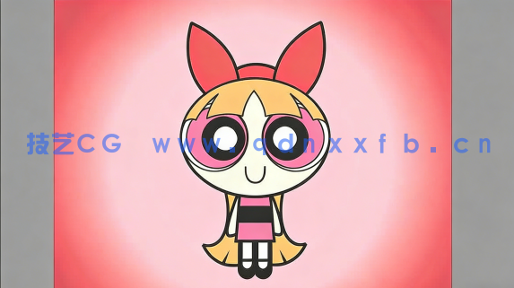 【中文字幕】AI初学者绘制飞天小女警动画卡通角色视频教程(图3)