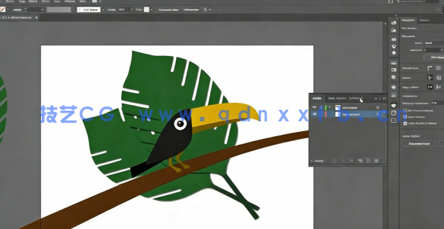  Illustrator初学者基本手绘草图创建矢量插图过程技术视频教程(图2)