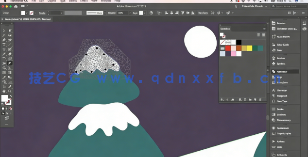 圣诞节雪球摆件数字绘画AI及PS后期动画处理(图3)