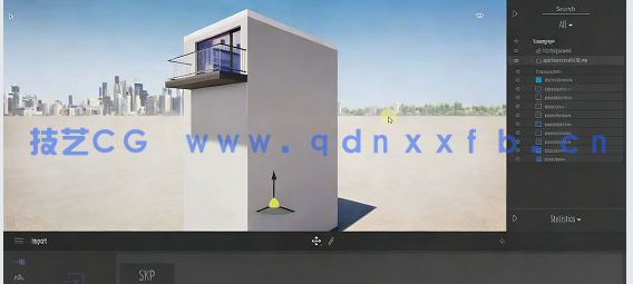 Twinmotion逼真室内设计效果制作视频教程(图3)