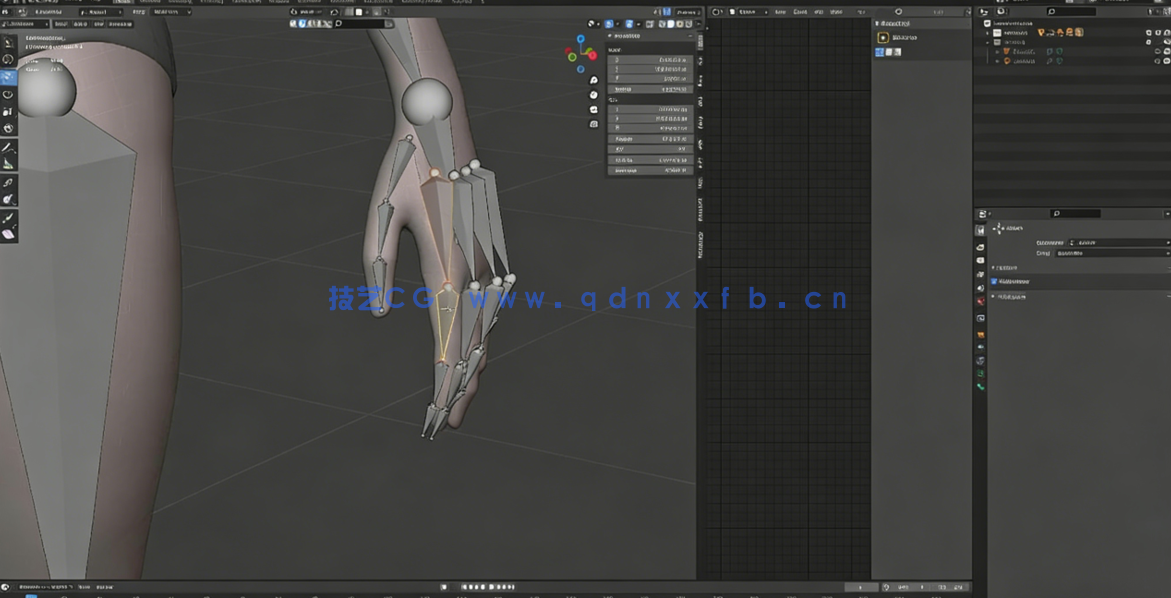 lender可爱运动女孩建模与动画实例制作视频教程(图5)