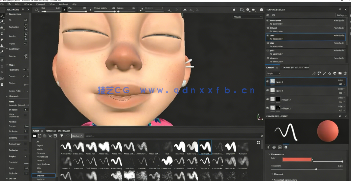 Blender与Substance Painter完整3D动画角色创作视频教程 (图2)