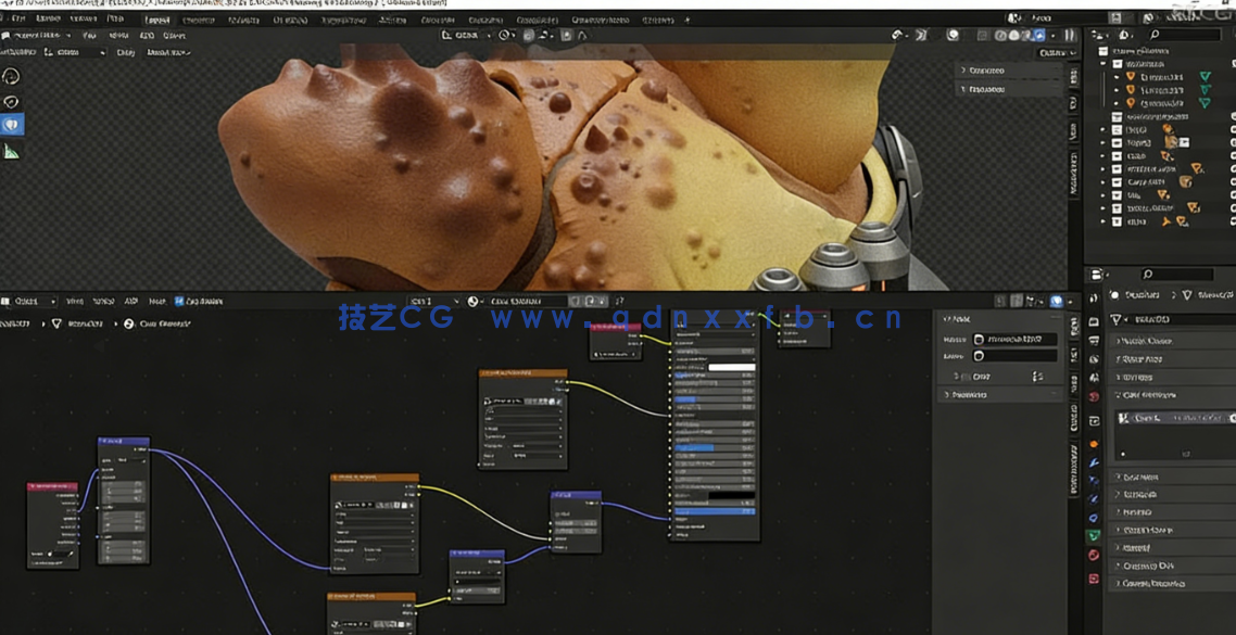 Blender与PS二维和三维角色设计视频教程(图5)