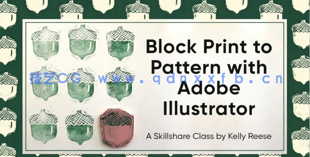 AI手工图案刻章矢量印制实例视频教程(图1) AI手工图案刻章矢量印制实例视频教程(图1)