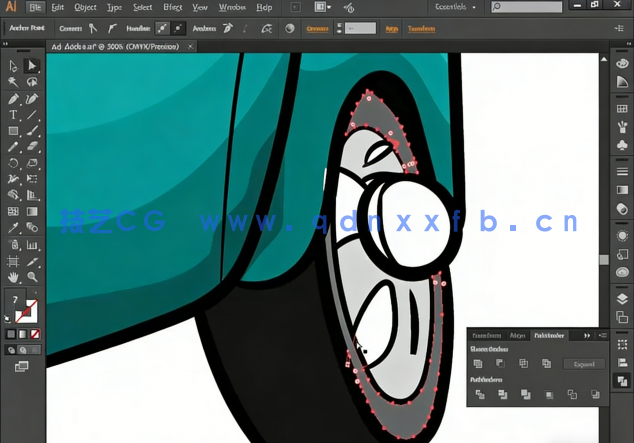 Illustrator矢量老爷车绘制实例训练视频教程(图5)