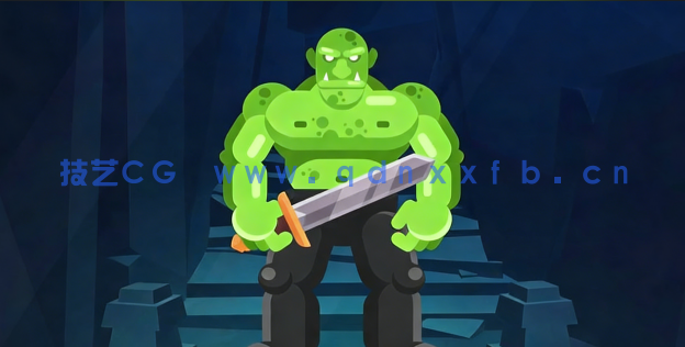  Illustrator CC矢量兽人卡通角色绘制实例训练视频教程(图5)