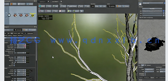 SpeedTree和Houdini高分辨率自定义树木实例制作视频教程(图5)