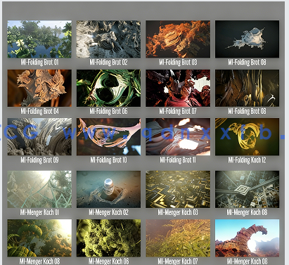 Octane与C4D中Vectron分形复杂场景制作视频教程(图5)