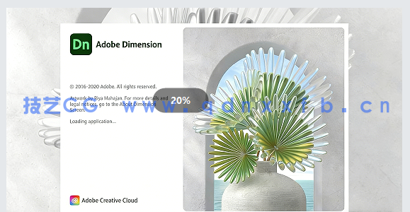 Adobe Dimension创建惊艳3D字母形状技术视频教程(图2)