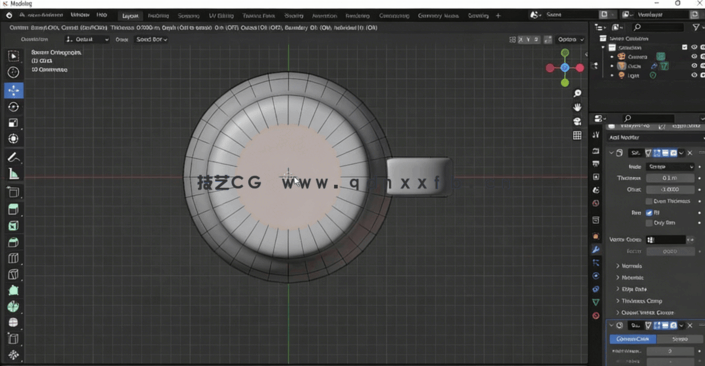 Blender咖啡杯建模实例训练视频教程(图5)