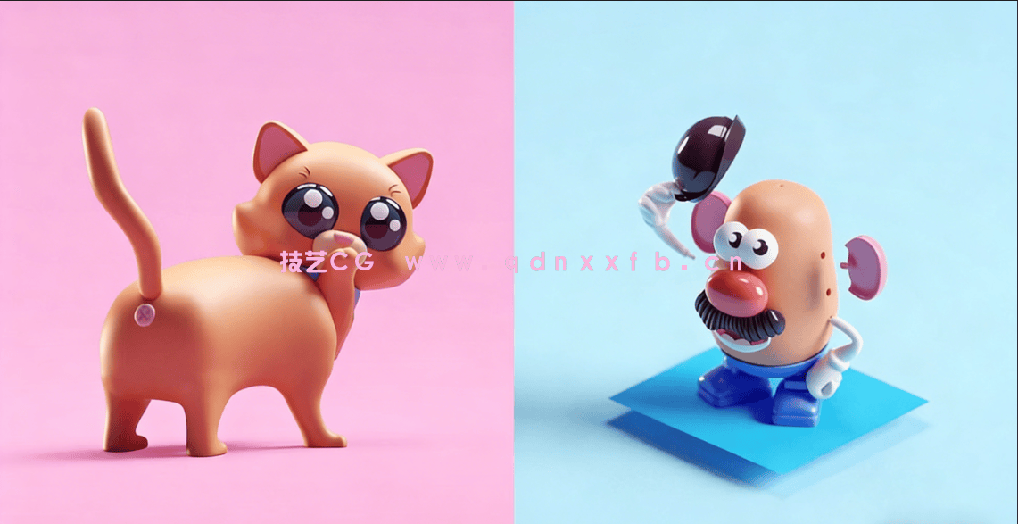 Blender三维角色创意制作完整工作流程视频教程(图5)