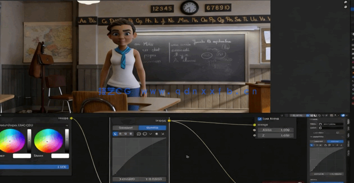 Blender白天室内场景照明渲染技术视频教程 (图4)