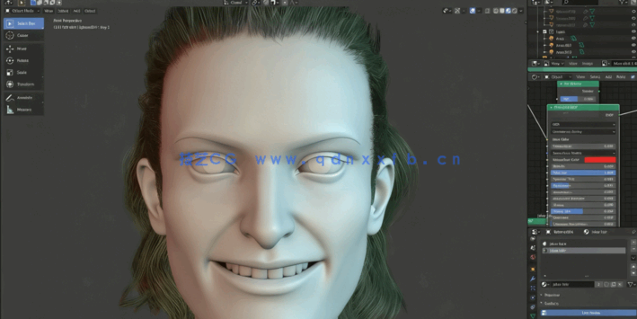 Blender小丑角色半身像雕刻技术训练视频教程(图3)