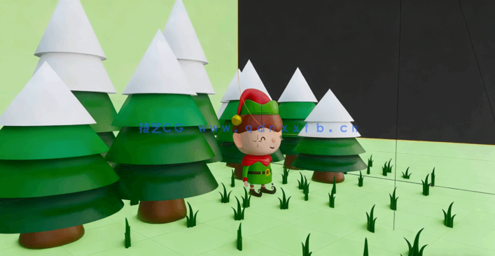 Blender可爱微笑3D小精灵建模实例制作视频教程 (图2)