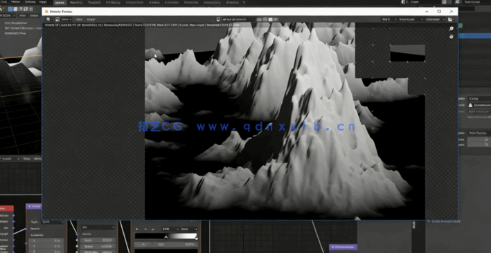 Blender山水云草自然环境实例制作视频教程 (图2)