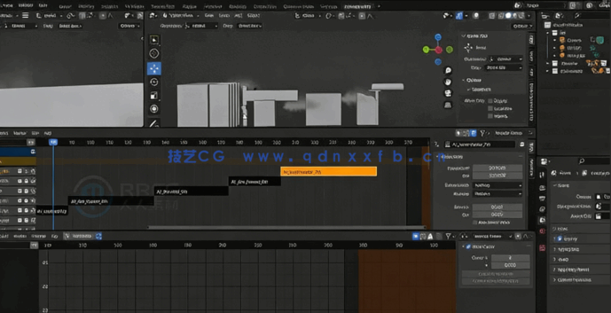 Blende使用NLA制作复杂非线性动画视频教程(图5)