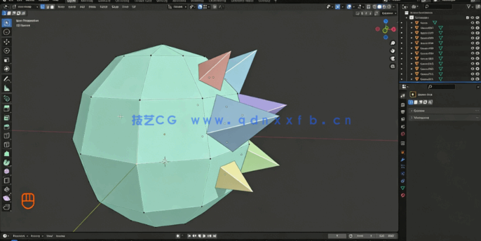Blender 3D从建模到贴图完全指南视频教程(图5)