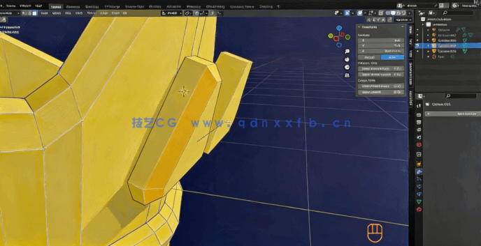 Blender 3D从建模到贴图完全指南视频教程(图6)