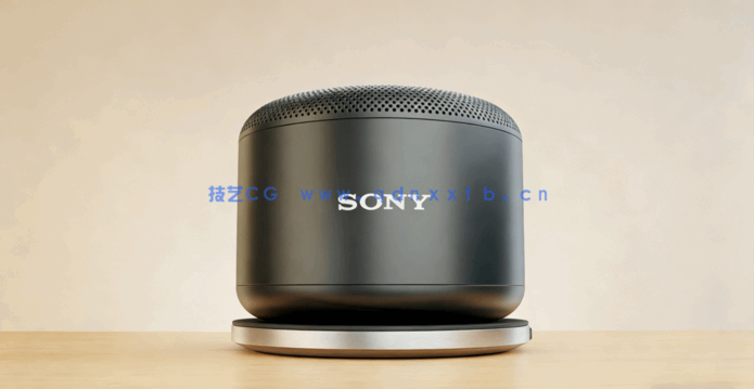 Blender索尼蓝牙音箱完整实例制作流程视频教程(图2) Blender索尼蓝牙音箱完整实例制作流程视频教程(图2)