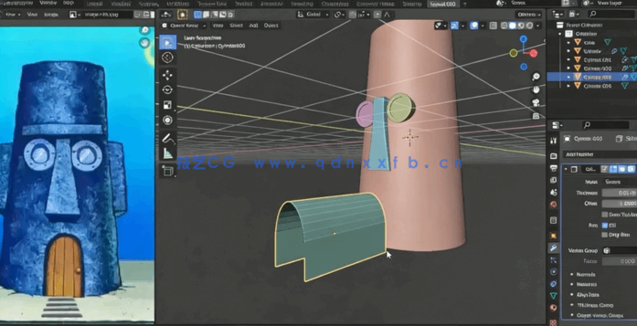 Blender 3D环境场景制作基础训练视频教程(图4)