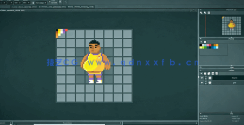 【中文字幕】像素艺术世界游戏角色设计视频教程(图2)