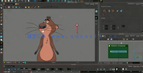 【中文字幕】Toon boom Harmony动画教程：角色绑定、表演与项目实战(图4)