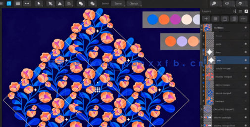 Affinity Designer无缝图案重复元素设计视频教程(图2)