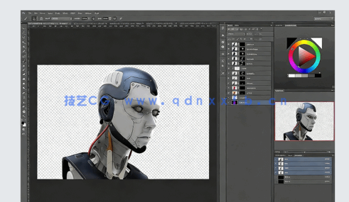 keyshot渲染技巧与PS科幻角色合成视频教程(图2)