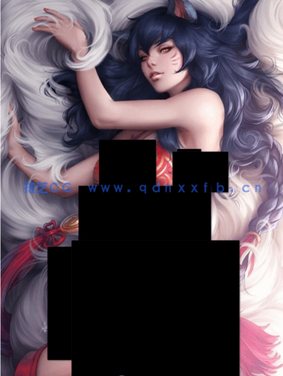 [3D打印人物] 阿狸Ahri躺姿《英雄联盟》游戏角色雕刻手办3D打印模型(图1)