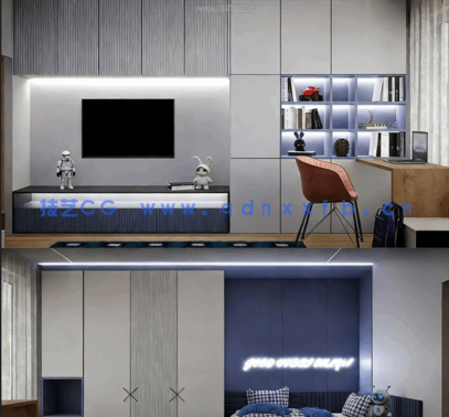 [室内设计] Blender高质量室内家具设计场景3D模型 第一季(图3)