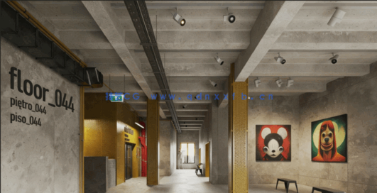 15组画廊艺术馆办公室等公共室内场景3D模型合集 Evermotion第(图2)