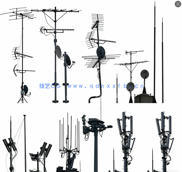 高清素材屋顶构件ROOFTOP STRUCTURES II(图1)