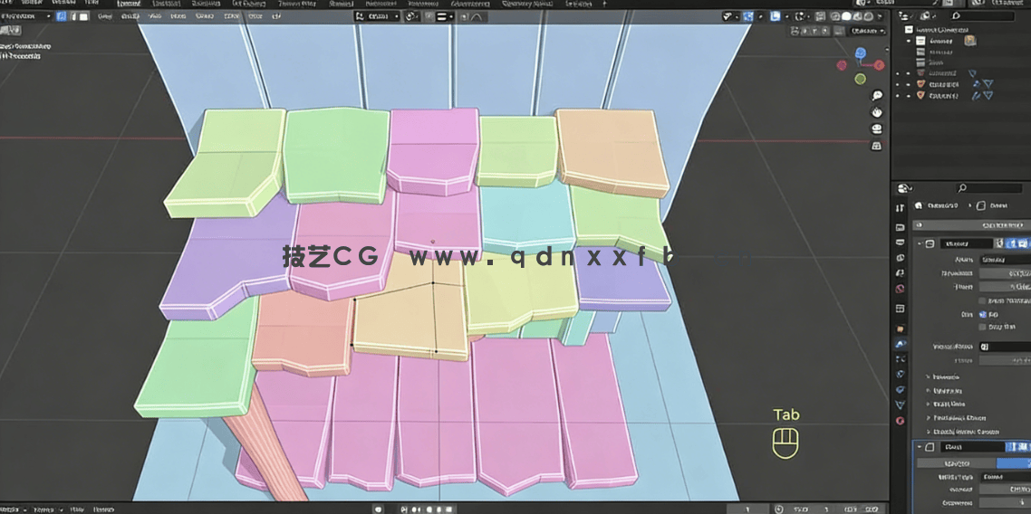 Blender微场景从建模到渲染风格化资产制作视频教程(图5)