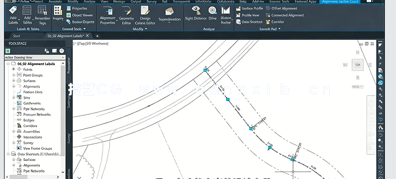 【中文字幕】Autodesk Civil 3D 2022土木工程核心技术训练视频教程(图3)
