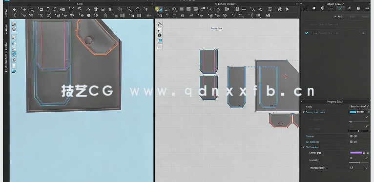 Clo3d裤子衣服口袋兜子实例制作视频教程(图4)