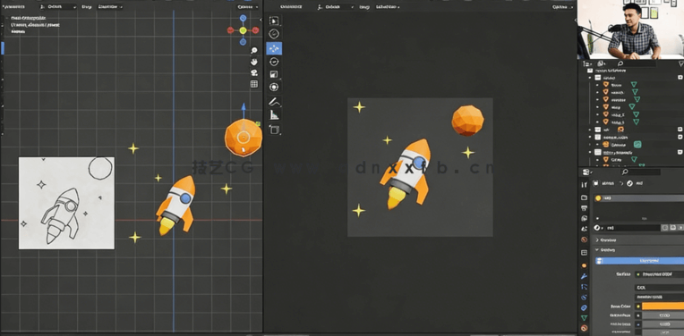 Blender 3D基础知识入门训练视频教程 (图5)